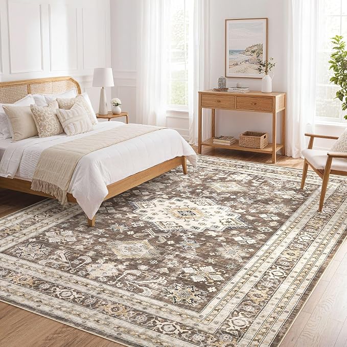Vintage Living Room Area Rug 5x7 - Image 9