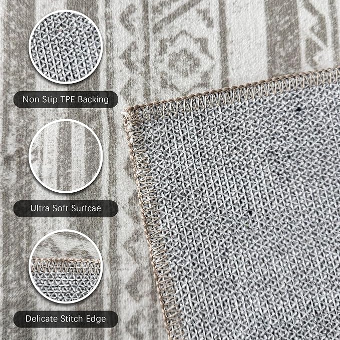 RUGSURE Washable Area Rugs 4' x 6' - Image 6