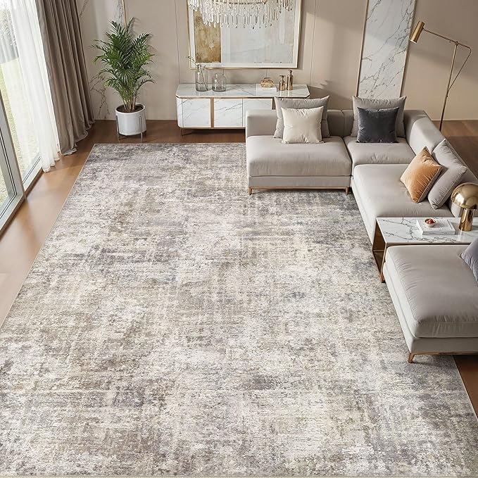 cotiled Washable 9x12 Area Rug for Living Room by COTILED
