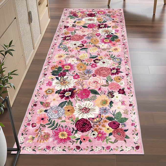 Rug for Hallways Kitchen Rug 3x7, Non Slip Washable Runner Rug - Image 5