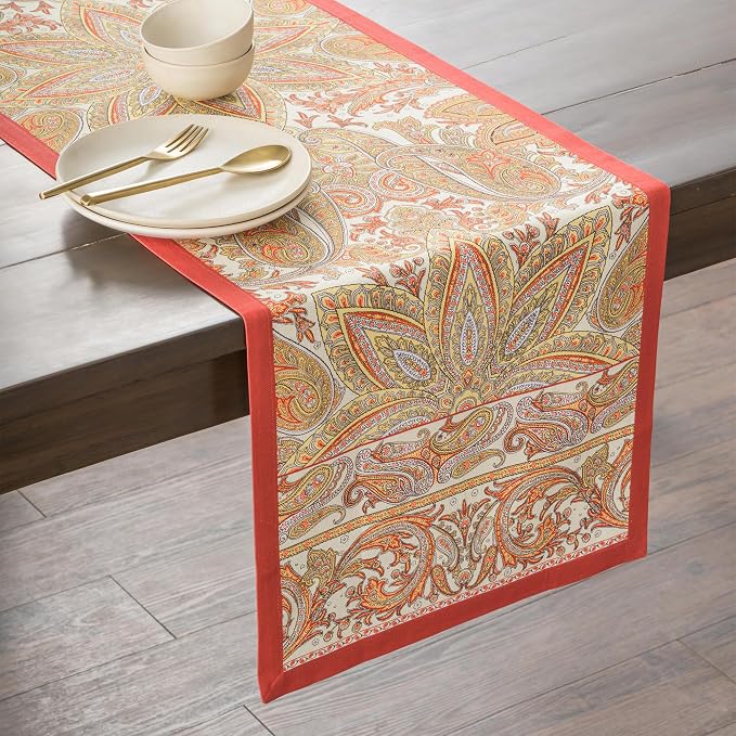 Maison d' Hermine Table Runner 100% Cotton 14.50" x 90" | Table Runners 90 - Image 9