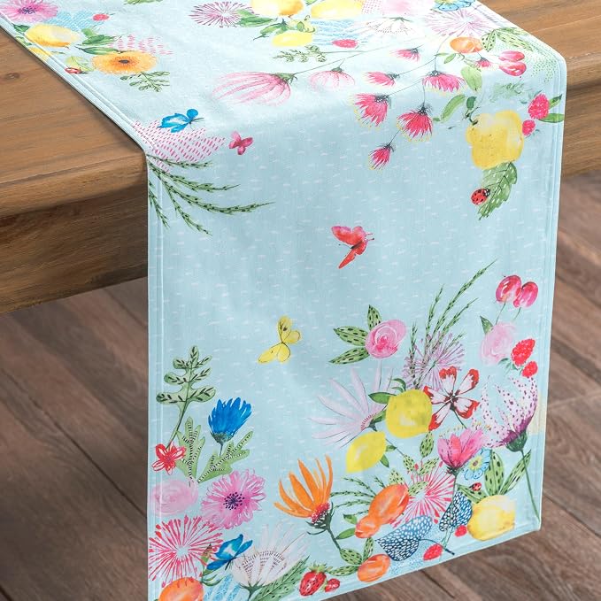 Maison d' Hermine Table Runner 100% Cotton 14.50" x 108" | Table Runners 108 - Image 9