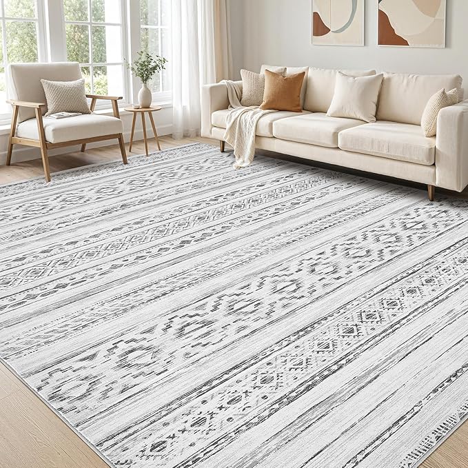 cotiled 5x8 Area Rugs Living Room Rug: Washable Boho Rugs by COTILED