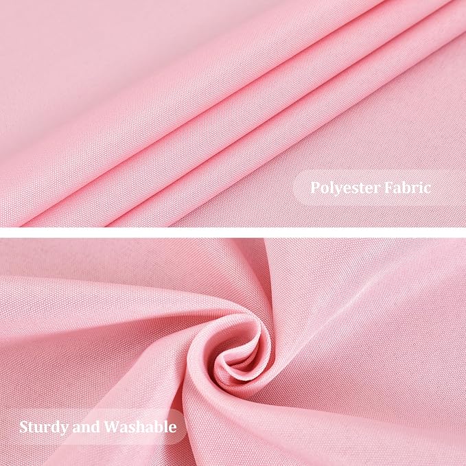 Wolkemer Farmhouse Pink Table Runner Dining Table Runners 90 Inches Long | - Image 4