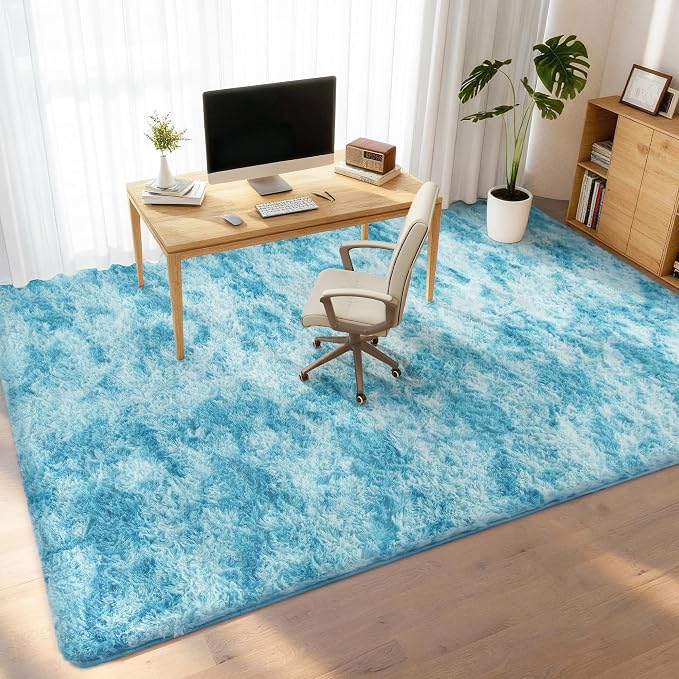 Litanika 4x6 Fluffy Shag Faux Fur Area Rug - Image 3