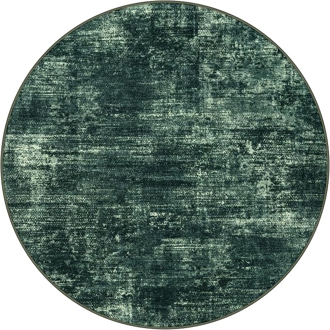 IOHOUZE Round Area Rug 3 Ft Circle Entryway Rugs Round Washable Door Mat Indoor - Image 9