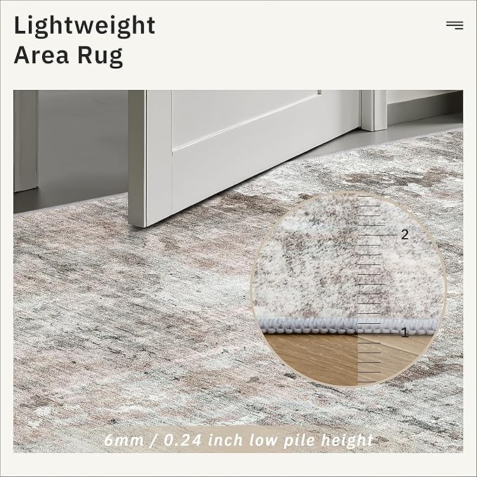 Soalmost Runner Rug 2x8 Washable Non-Slip Hallway Runner Rugs - Image 7