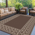 GENIMO Outdoor Rug Waterproof for Patio Decor, Outside Area Mat for Rv by GENIMO