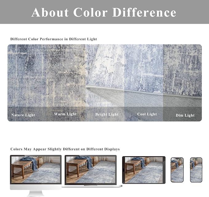 Washable 2x5 Abstract Hallway Runners: Indoor Water Resistant Kitchen Sink Rug - Image 8