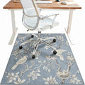 48"x72" Office Chair Mat for Hardwood Tile Floor, Under Desk Carpet Protector by BESBLEE