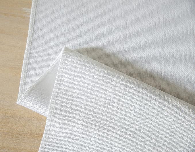 White Table Runners 108 Inches Long, Burlap Linen Style Rustic Farmhouse Table - Image 7