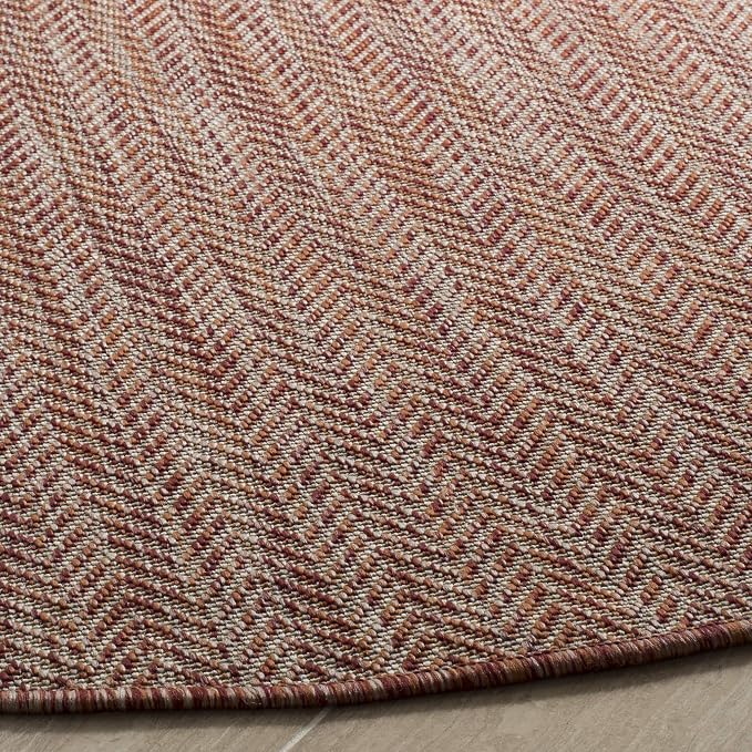 SAFAVIEH Outdoor Round Rug 4' - Image 2