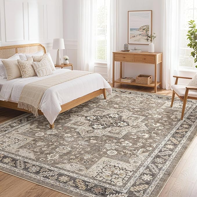 Vintage Living Room Area Rug 9x12 - Image 9