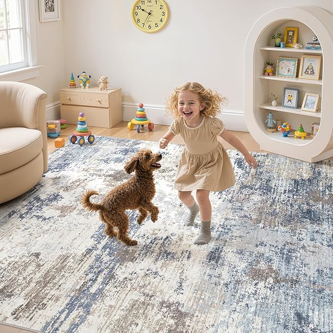 UERMEI 10x14 Area Rug Living Room Rugs - Image 5