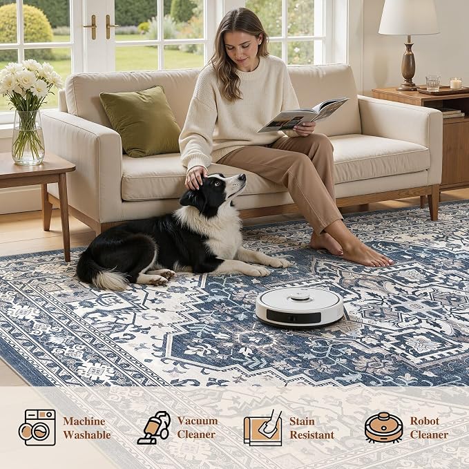 UERMEI 6x9 Area Rug for Living Room - Image 5