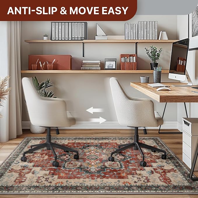 36"x60" Office Chair Mat for Hardwood Tile Floor, Under Desk Carpet Protector - Image 5
