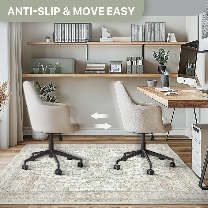 36"x48" Office Chair Mat for Hardwood Tile Floor, Under Desk Carpet Protector - Image 5