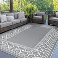 GENIMO Outdoor Rug Waterproof for Patio Decor, Camping Mats for Outdoor Decor by GENIMO