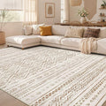 Nakagishi Area Rug Living Room Rugs: 9x12 Large Soft Machine Washable Boho by NakagishiAreaRug