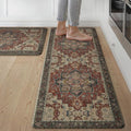 GENIMO Kitchen Mats for Floor 2PCs, Washable Anti Fatigue Mat for Cushioned by GENIMO