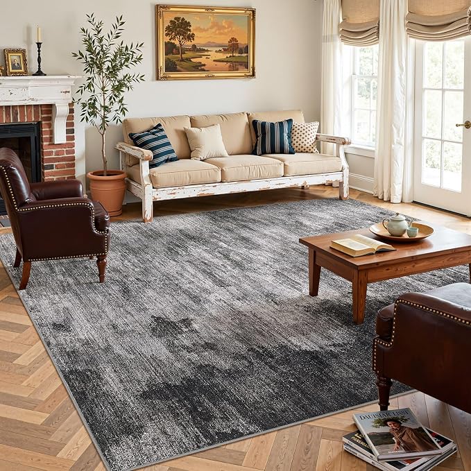 DMOYEST 10x14 Area Rug for Living Room, Washable & Non Slip Large Indoor Carpet - Image 4