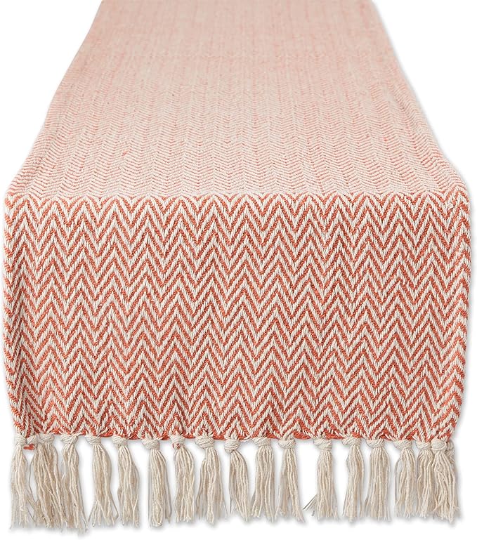 DII Woven Basic Tabletop Collection, Chevron Table Runner by DII