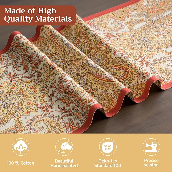 Maison d' Hermine Table Runner 100% Cotton 14.50" x 108" | Table Runners 108 - Image 3