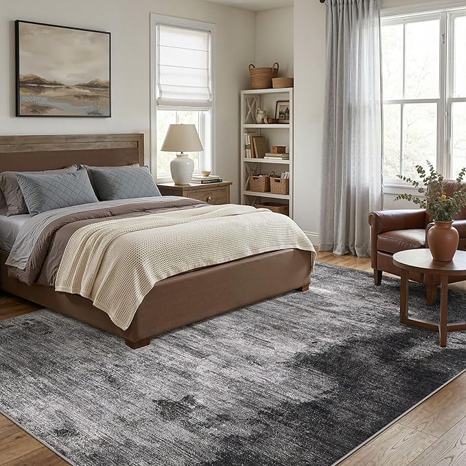 DMOYEST 9x12 Area Rug for Living Room, Washable & Non Slip Large Indoor Carpet - Image 3