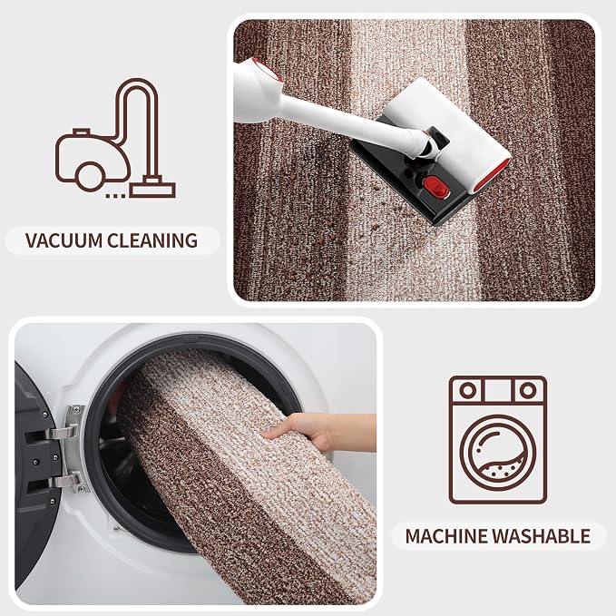 Kitinjoy Indoor Outdoor Door Mat, 44x24 Non-Slip Absorbent Dirt Trapper - Image 5