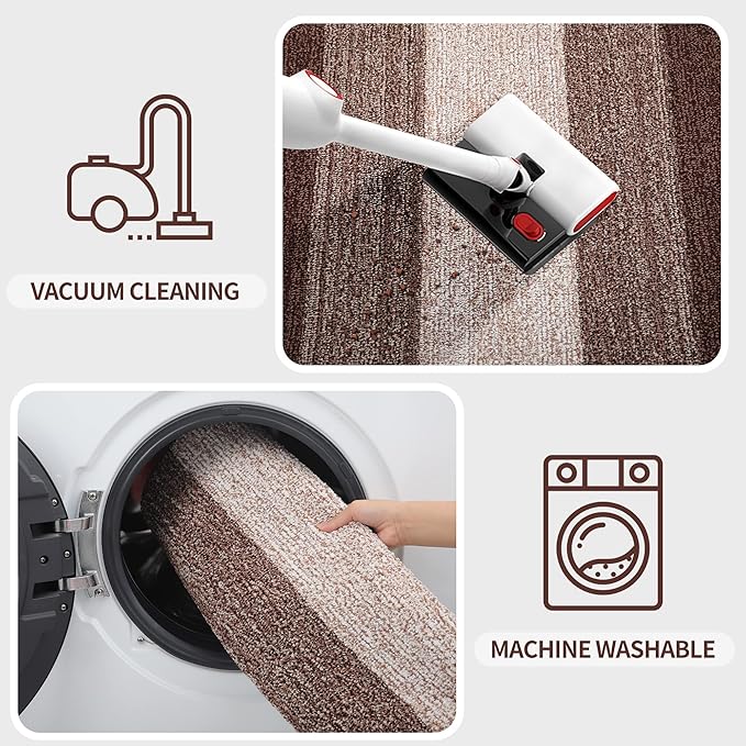 Kitinjoy Indoor Outdoor Door Mat, 70x32 Non-Slip Absorbent Dirt Trapper - Image 5