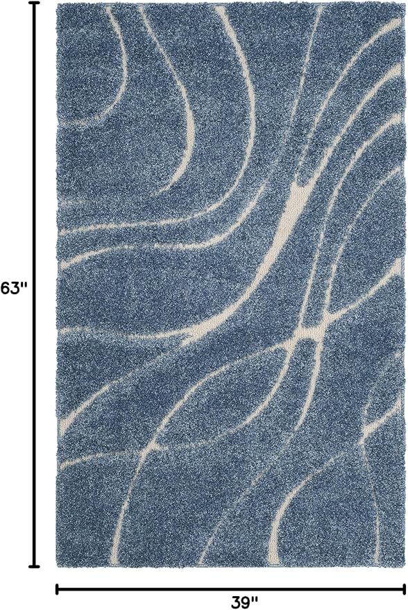 SAFAVIEH Florida Shag Collection Accent Rug - Image 2