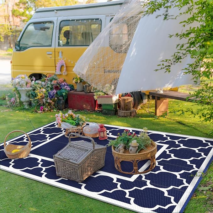 GENIMO 6' x 9' Outdoor Rug Waterproof - Image 3