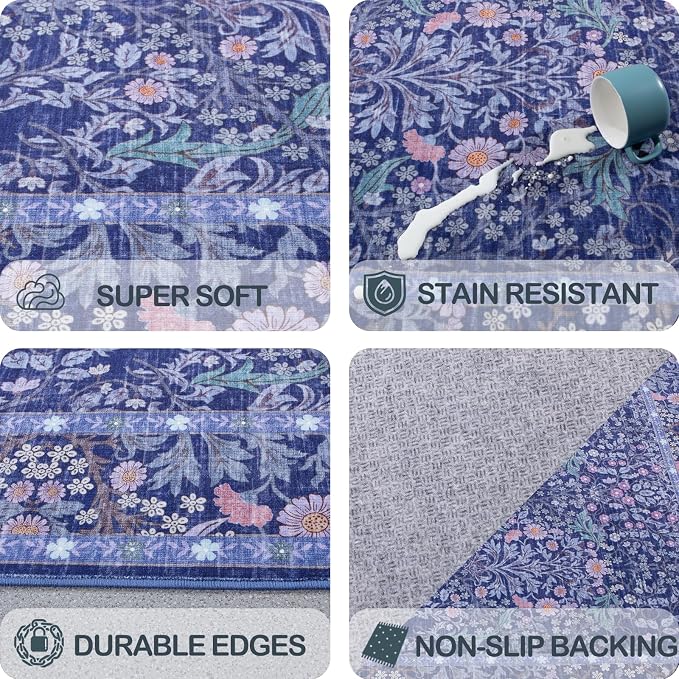 Washable 2'6" x 10' Runners for Hallways, Non Slip Long Floor Runner for Kitchen - Image 7