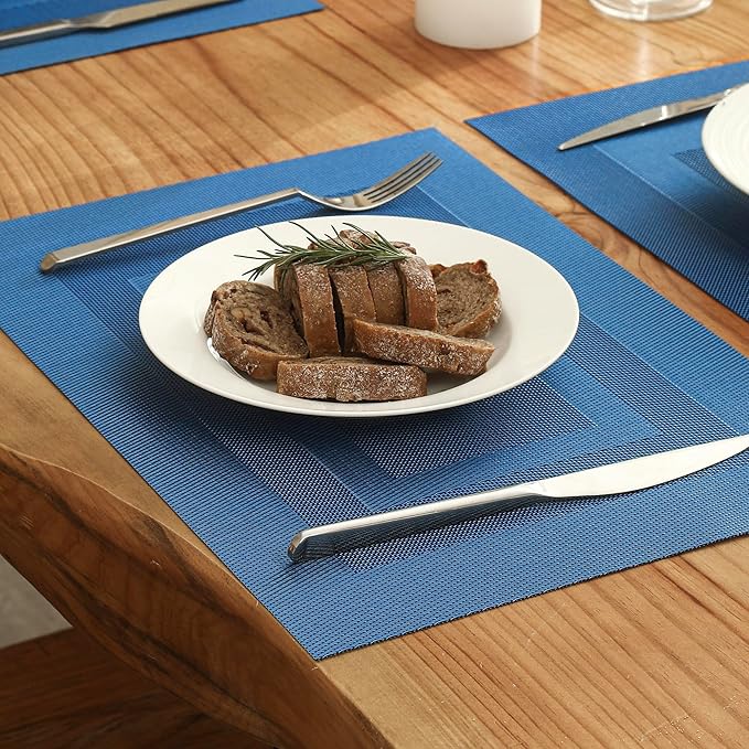 Leetaltree Blue Frame Placemats Set of 8 - Image 8