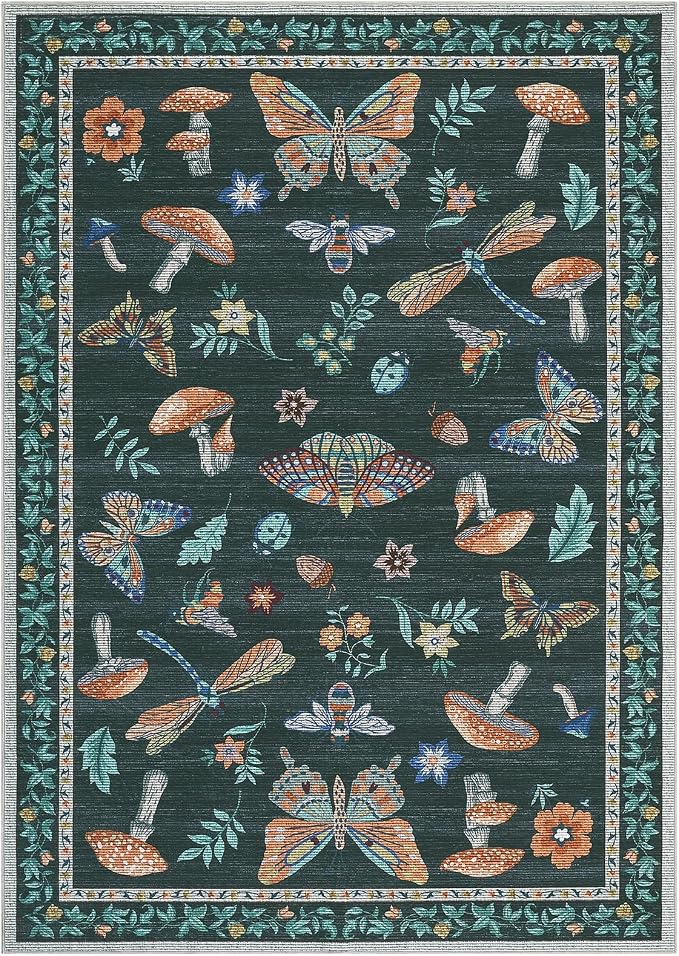 4 x 6 Rug Non-Slip Washable Carpet - Image 4