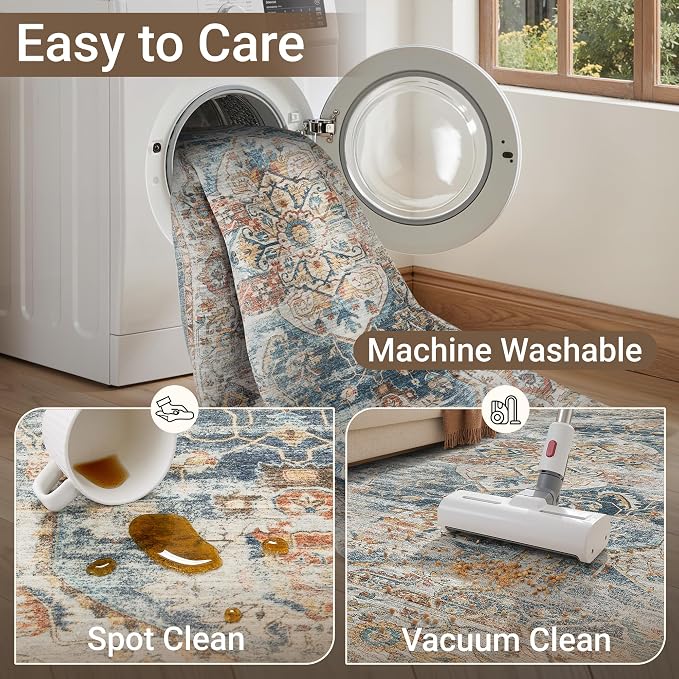 befbee Washable Rug 8x10 Area Rugs - Image 5