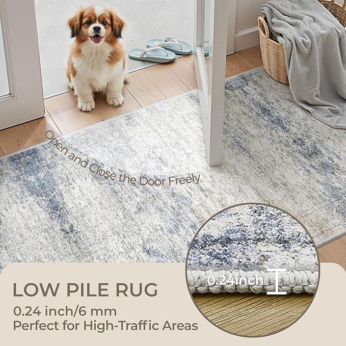 3x10 Runner Rug Non Slip Washable - Image 6