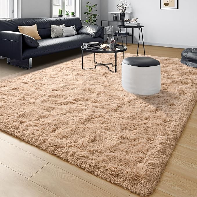 Tepook Super Soft Fluffy Rugs for Living Room, Shag 6x9 Area Rugs for Bedroom - Image 8