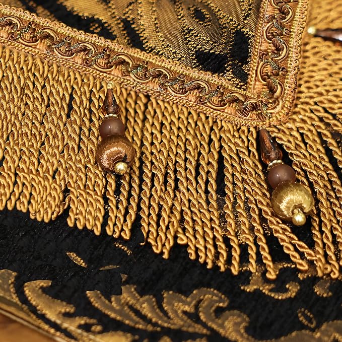 Loom and Mill Luxury Vintage Chenille Table Runner 90 Inches Long, 13x90 inch - Image 5