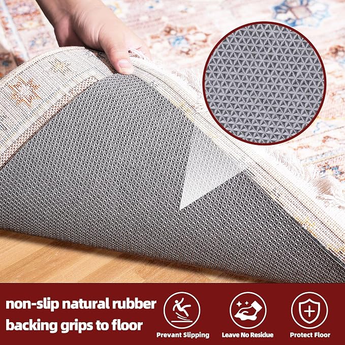 BAGAIL Felt and Natural Rubber Backing Rug Pads 1/8” Thick, 2 x 8 Ft Non Slip - Image 4