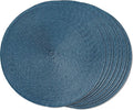 FunWheat Round Braided Placemats Set of 8 Place Mats by FunWheat