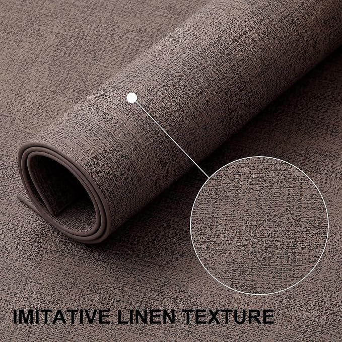 Faux Leather Heat Resistant Placemats 8 Packs, Waterproof Wipeable Dining PU - Image 6