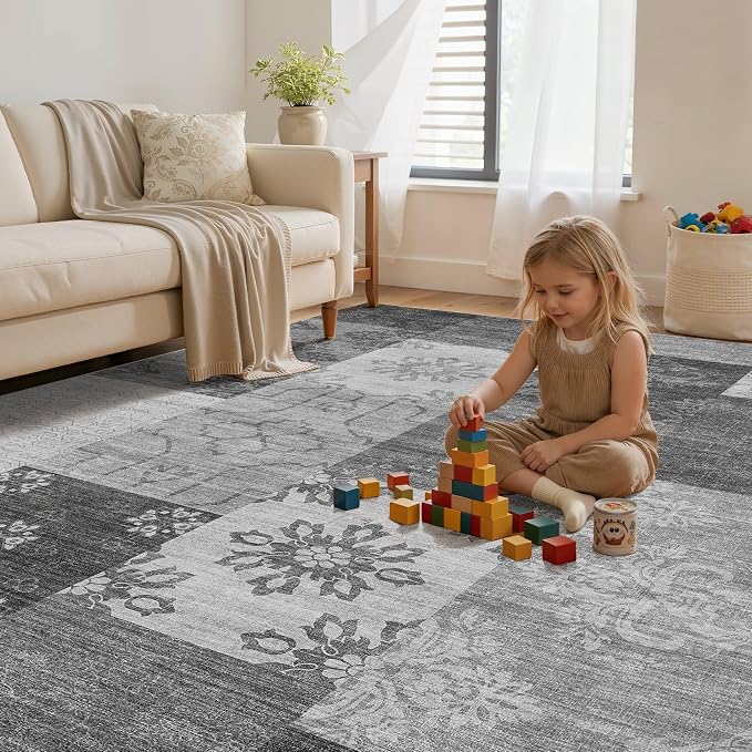 UERMEI 5x7 Area Rug for Living Room - Image 4