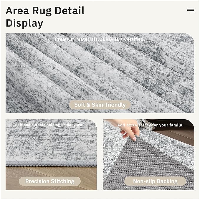 Soalmost Washable Runner Rug - Image 7