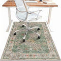 36"x60" Office Chair Mat for Hardwood Tile Floor, Under Desk Carpet Protector by BESBLEE