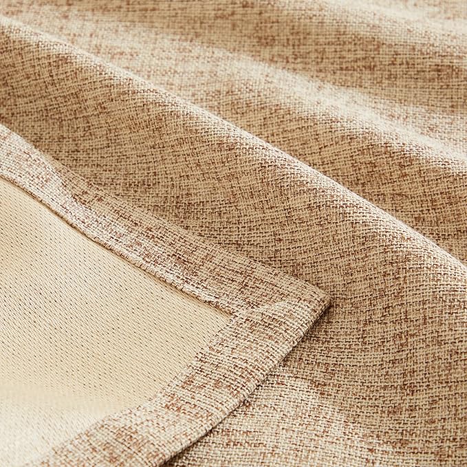 Burlap Style Farmhouse Table Runner, 14x36 Inches Oatmeal Beige | Thick Durable - Image 6