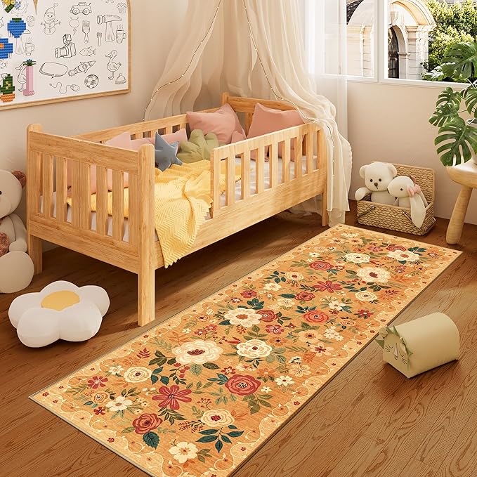 DUKINO Runner Rug, 2x10 Kitchen Hallway Carpet, Washable - Image 4