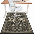 36"x60" Office Chair Mat for Hardwood Tile Floor, Under Desk Carpet Protector by BESBLEE