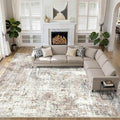 12x18 Rug Living Room: Washable Extra Large Abstract Modern Soft Area Rug Stain by LOONGRUG