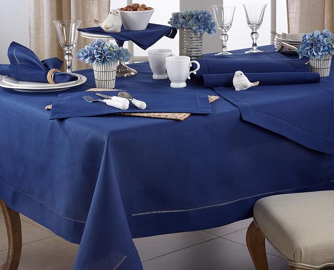 SARO LIFESTYLE Hemstitched Border Cocktail Napkin - Image 4